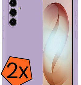 Nomfy Nomfy Samsung Galaxy S26 Hoesje Siliconen - Lila - 2 PACK