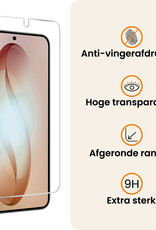 Nomfy Nomfy Samsung Galaxy S26 Hoesje Siliconen Met Screenprotector - Lila