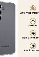 Nomfy Nomfy Samsung Galaxy S26 Hoesje Siliconen Met Screenprotector - Transparant