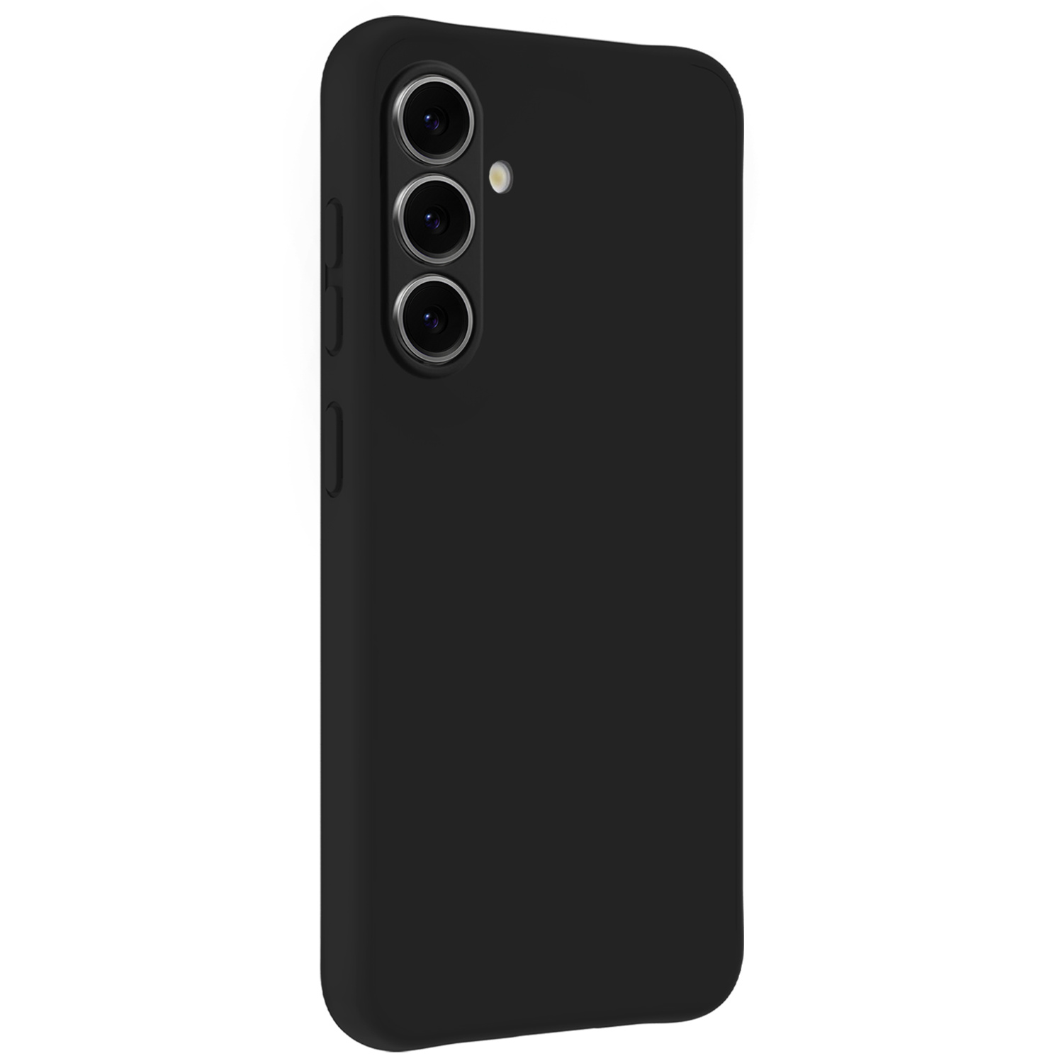 Nomfy Nomfy Samsung Galaxy S26 Hoesje Siliconen Met Screenprotector - Zwart