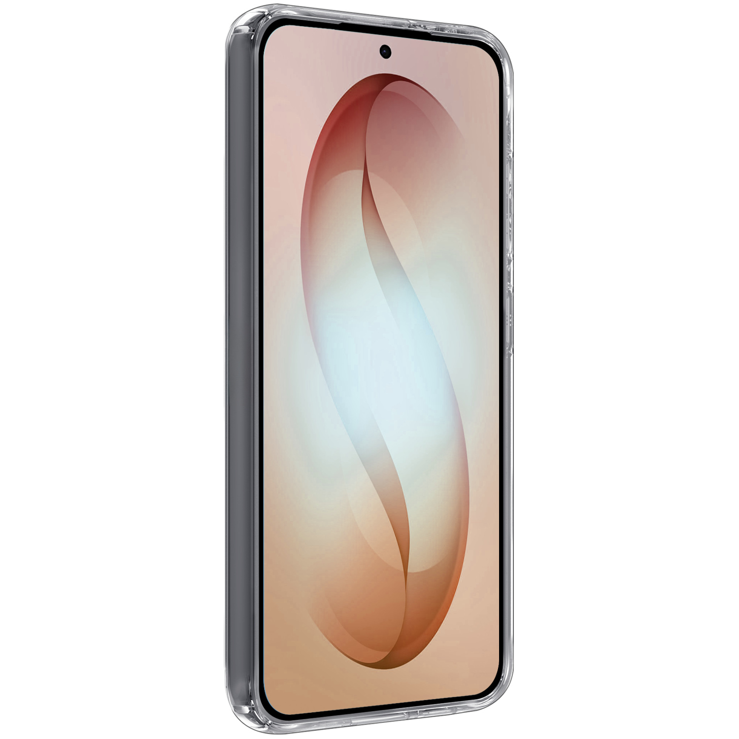 Nomfy Nomfy Samsung Galaxy S26 Hoesje Siliconen Met 2x Screenprotector - Transparant