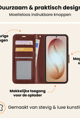 Nomfy Nomfy Samsung Galaxy S26 Hoesje Bookcase - Bruin