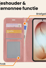 Nomfy Nomfy Samsung Galaxy S26 Hoesje Bookcase - Rose Goud