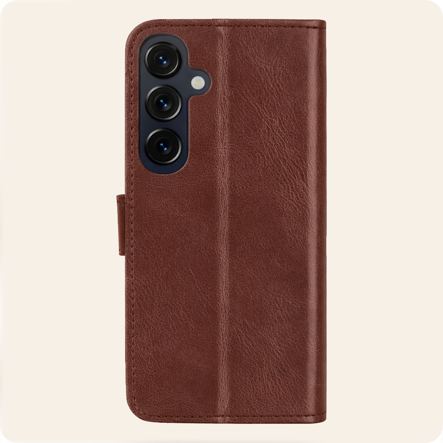 Nomfy Nomfy Samsung Galaxy S26 Hoesje Bookcase Met Screenprotector - Bruin