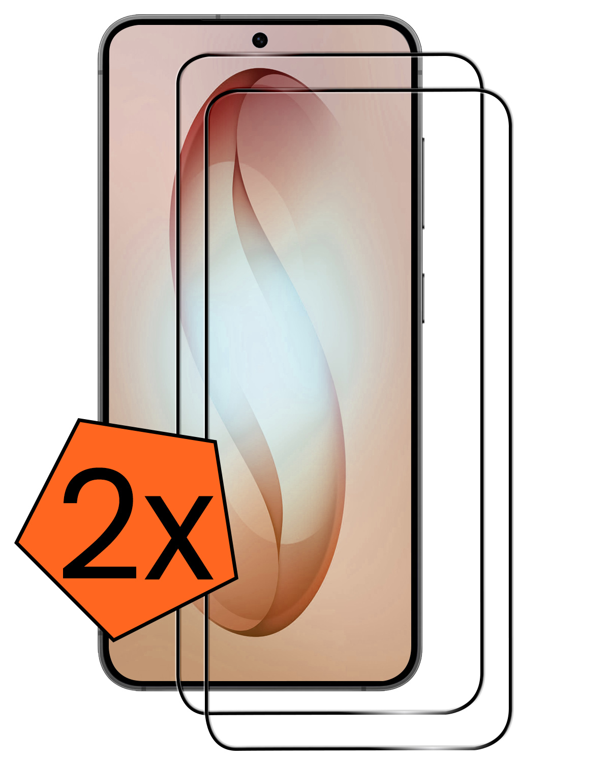 Nomfy Nomfy Samsung Galaxy S26 Plus Screenprotector Glas Full Cover - 2 PACK