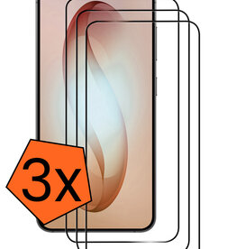 Nomfy Nomfy Samsung Galaxy S26 Plus Screenprotector Glas Full Cover - 3 PACK