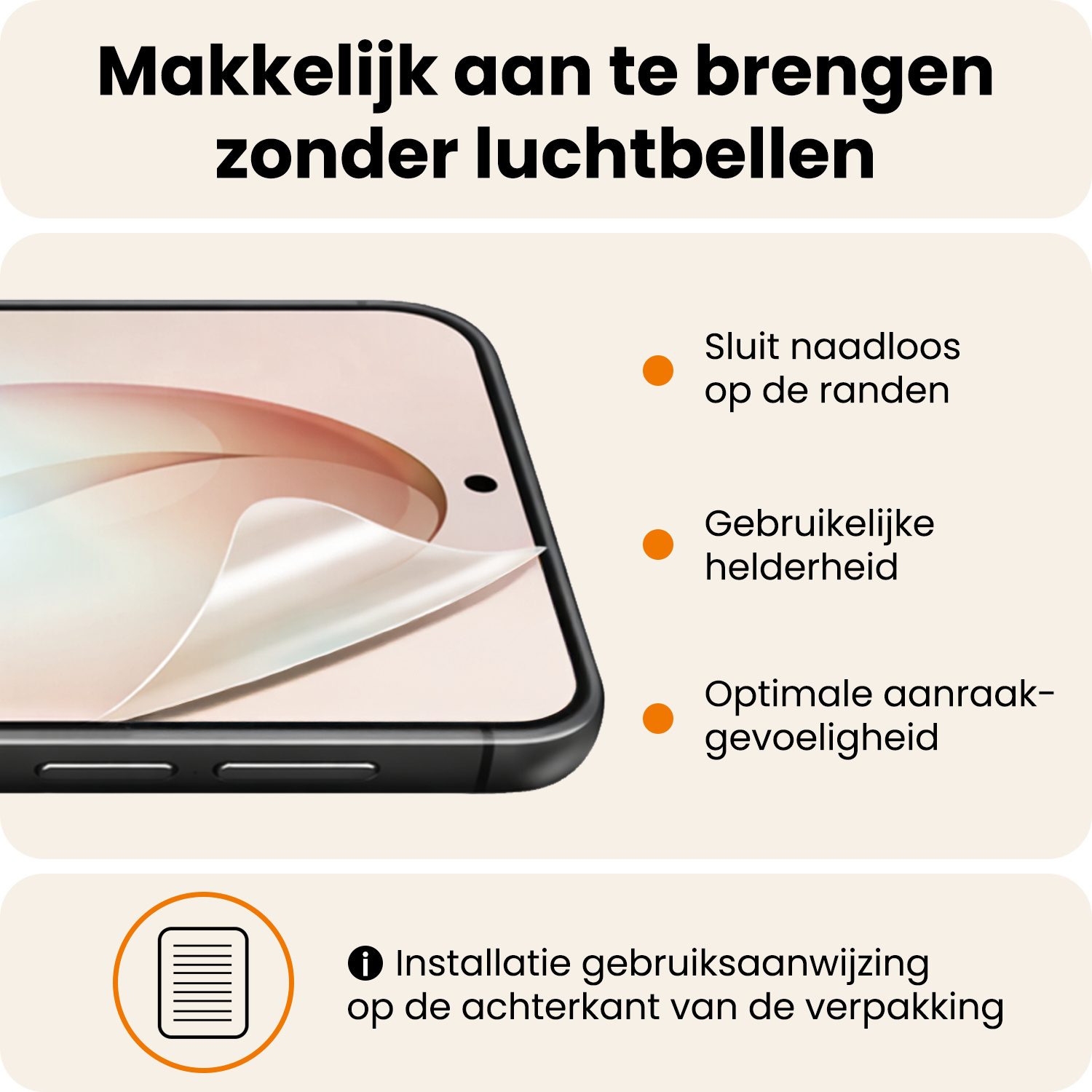 Nomfy Nomfy Samsung Galaxy S26 Plus Schermfolie