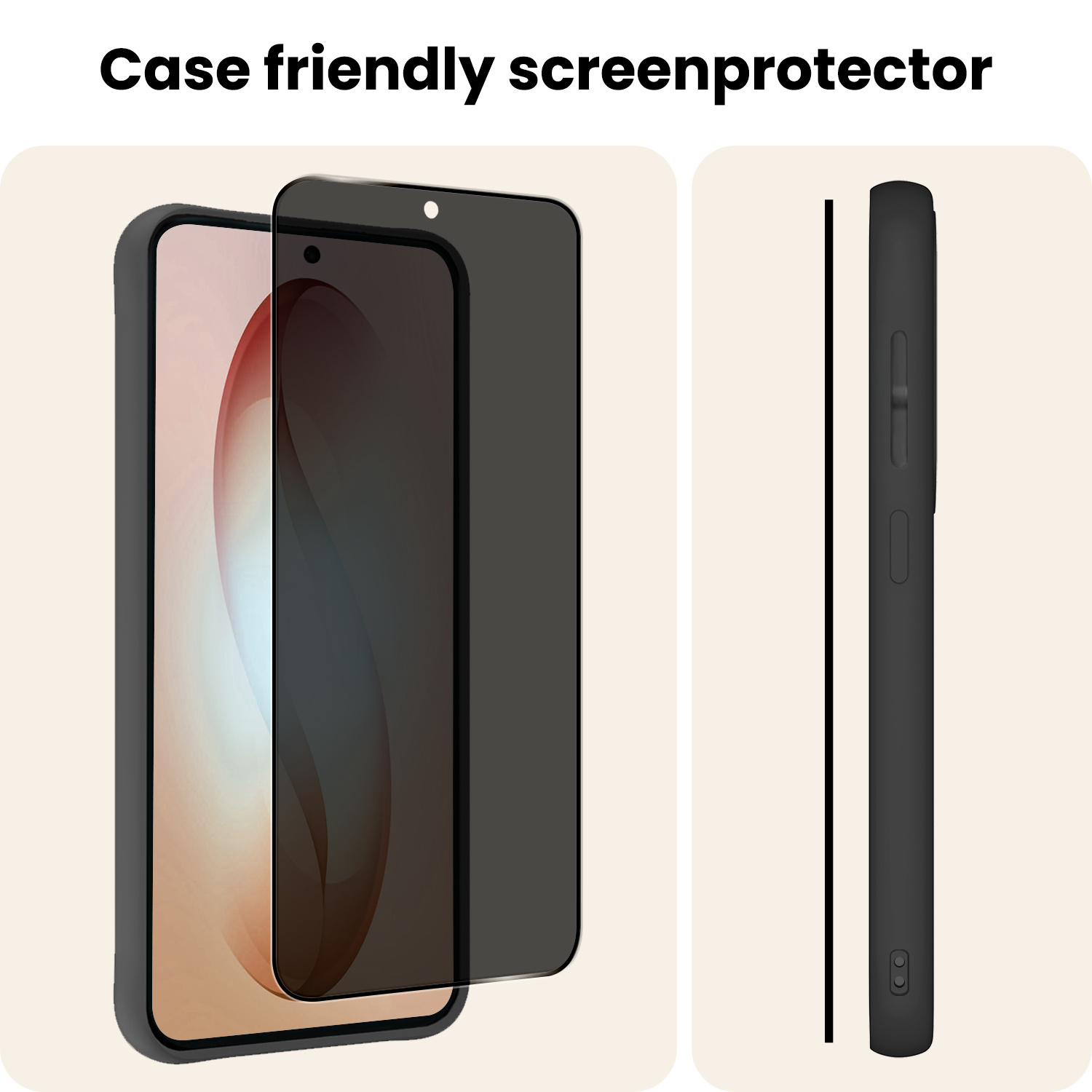 Nomfy Nomfy Samsung Galaxy S26 Plus Screenprotector Glas Privacy - 3 PACK