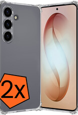 Nomfy Nomfy Samsung Galaxy S26 Plus Hoesje Shockproof - Transparant - 2 PACK