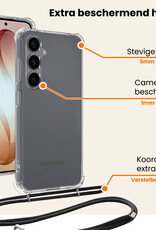 Nomfy Nomfy Samsung Galaxy S26 Plus Hoesje Transparant Shockproof Met Zwart Koord