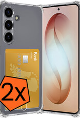 Nomfy Nomfy Samsung Galaxy S26 Plus Hoesje Pashouder - 2 PACK