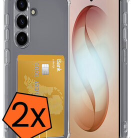 Nomfy Nomfy Samsung Galaxy S26 Plus Hoesje Pashouder - 2 PACK