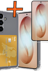 Nomfy Nomfy Samsung Galaxy S26 Plus Hoesje Pashouder Met Screenprotector