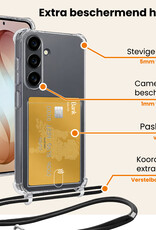 Nomfy Nomfy Samsung Galaxy S26 Plus Hoesje Pashouder met Koord