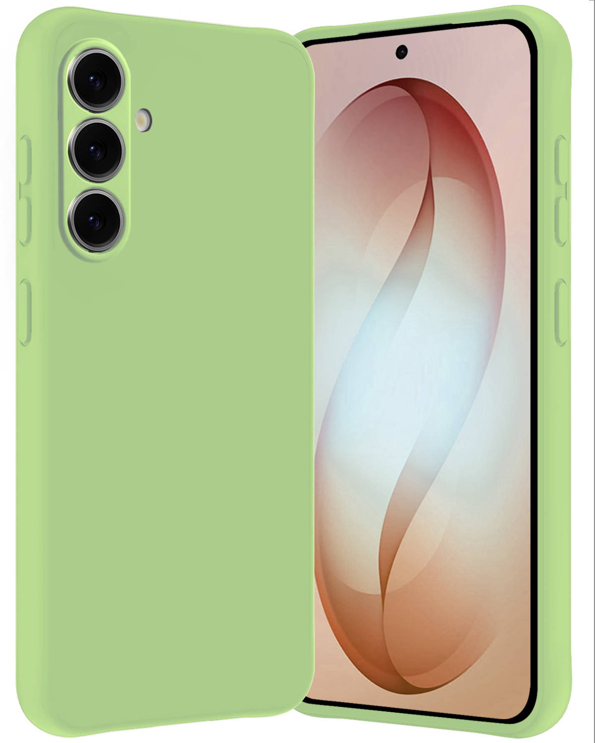 Nomfy Nomfy Samsung Galaxy S26 Plus Hoesje Siliconen - Groen