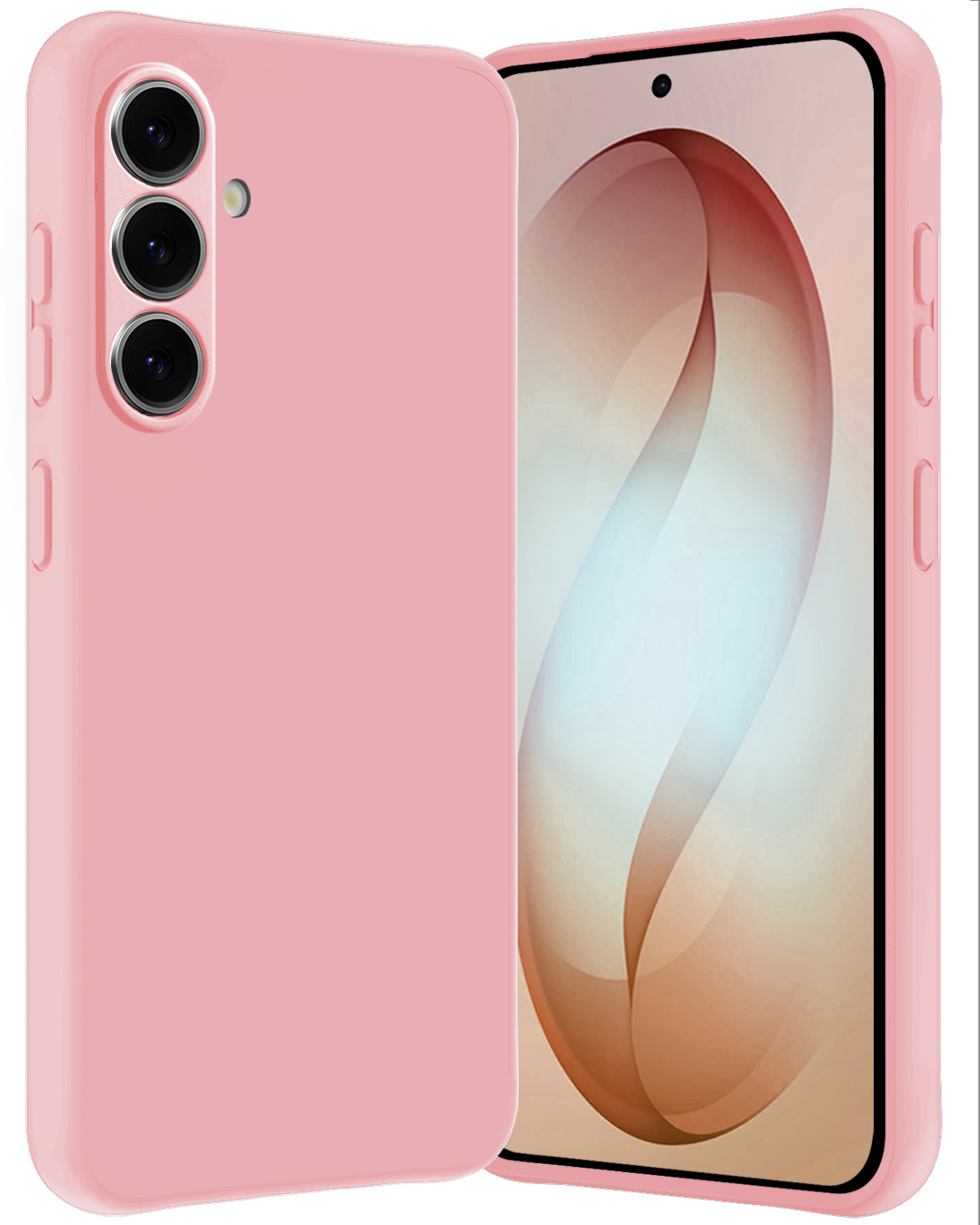 Nomfy Nomfy Samsung Galaxy S26 Plus Hoesje Siliconen - Lichtroze