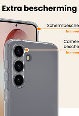 Nomfy Nomfy Samsung Galaxy S26 Plus Hoesje Siliconen Met Screenprotector - Transparant