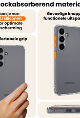 Nomfy Nomfy Samsung Galaxy S26 Plus Hoesje Siliconen Met 2x Screenprotector - Transparant