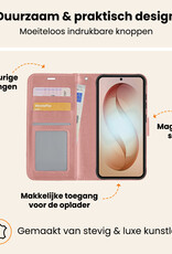 Nomfy Nomfy Samsung Galaxy S26 Plus Hoesje Bookcase - Rose Goud