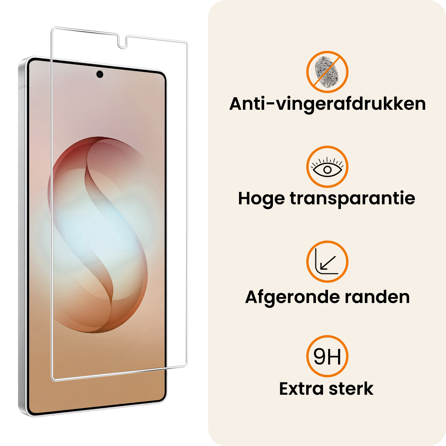 Nomfy Nomfy Samsung Galaxy S26 Ultra Screenprotector Glas - 2 PACK