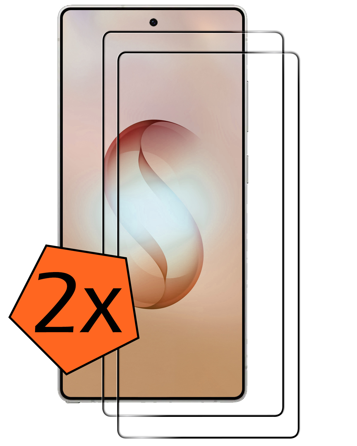 Nomfy Nomfy Samsung Galaxy S26 Ultra Screenprotector Glas Full Cover - 2 PACK