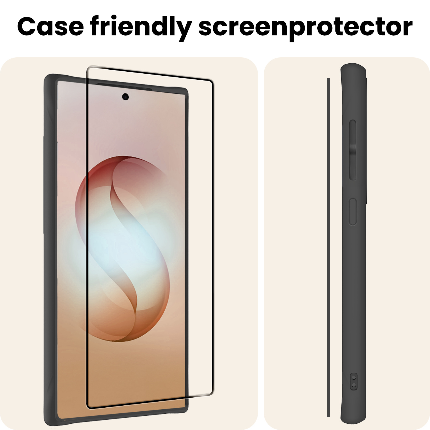 Nomfy Nomfy Samsung Galaxy S26 Ultra Screenprotector Glas Full Cover - 2 PACK