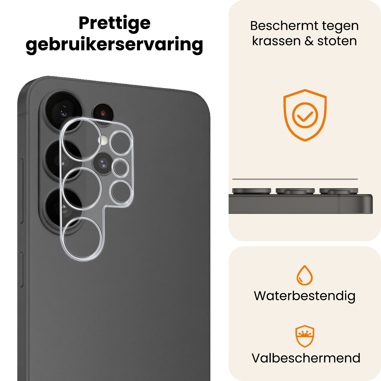 Nomfy Nomfy Samsung Galaxy S26 Ultra Camera Screenprotector - 2 PACK