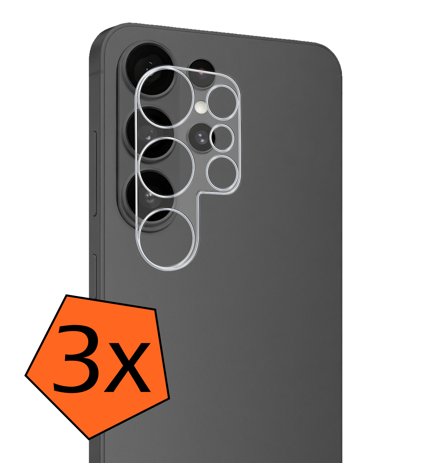 Nomfy Nomfy Samsung Galaxy S26 Ultra Camera Screenprotector - 3 PACK