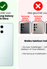 Nomfy Nomfy Samsung Galaxy S26 Ultra Camera Screenprotector - 3 PACK