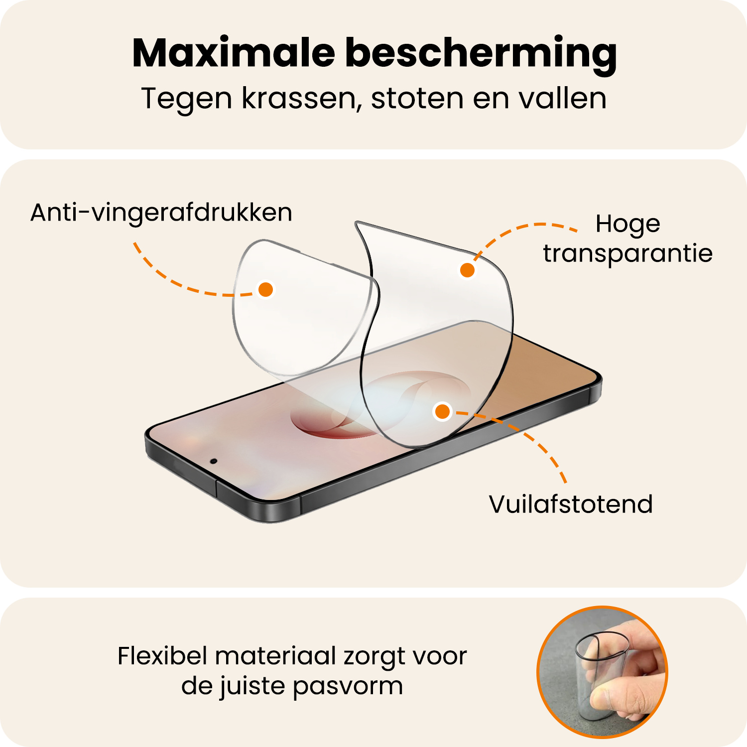 Nomfy Nomfy Samsung Galaxy S26 Ultra Hybrid Screenprotector