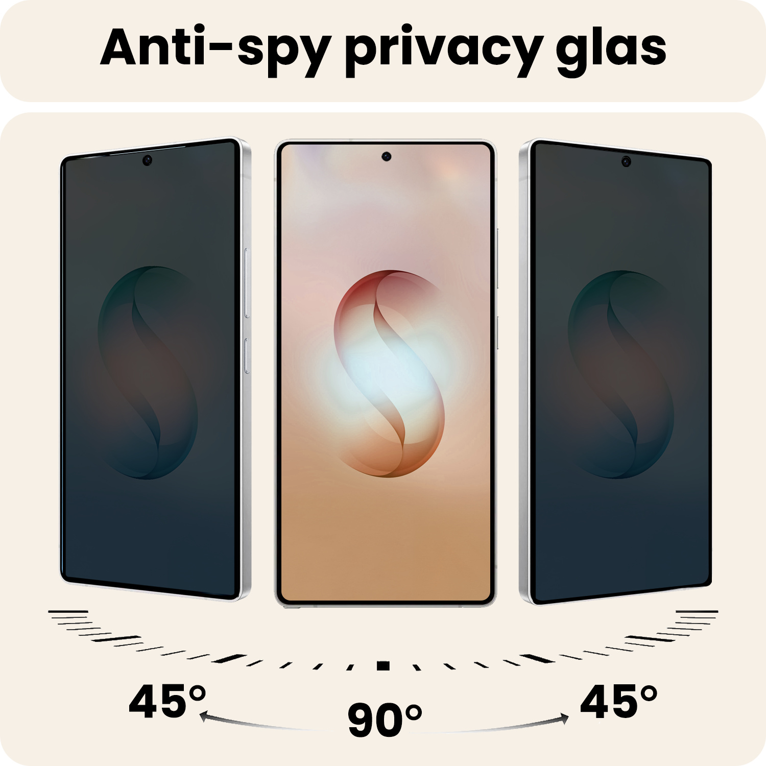 Nomfy Nomfy Samsung Galaxy S26 Ultra Screenprotector Glas Privacy