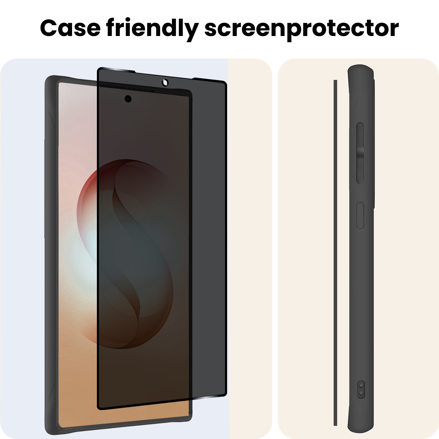 Nomfy Nomfy Samsung Galaxy S26 Ultra Screenprotector Glas Privacy - 3 PACK