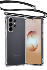 Nomfy Nomfy Samsung Galaxy S26 Ultra Hoesje Transparant Shockproof Met Zwart Koord