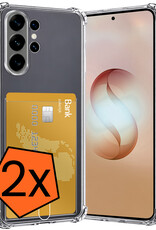 Nomfy Nomfy Samsung Galaxy S26 Ultra Hoesje Pashouder - 2 PACK