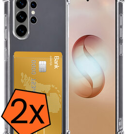 Nomfy Nomfy Samsung Galaxy S26 Ultra Hoesje Pashouder - 2 PACK