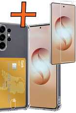 Nomfy Nomfy Samsung Galaxy S26 Ultra Hoesje Pashouder Met Screenprotector