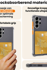 Nomfy Nomfy Samsung Galaxy S26 Ultra Hoesje Pashouder Met 2x Screenprotector