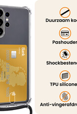 Nomfy Nomfy Samsung Galaxy S26 Ultra Hoesje Pashouder met Koord