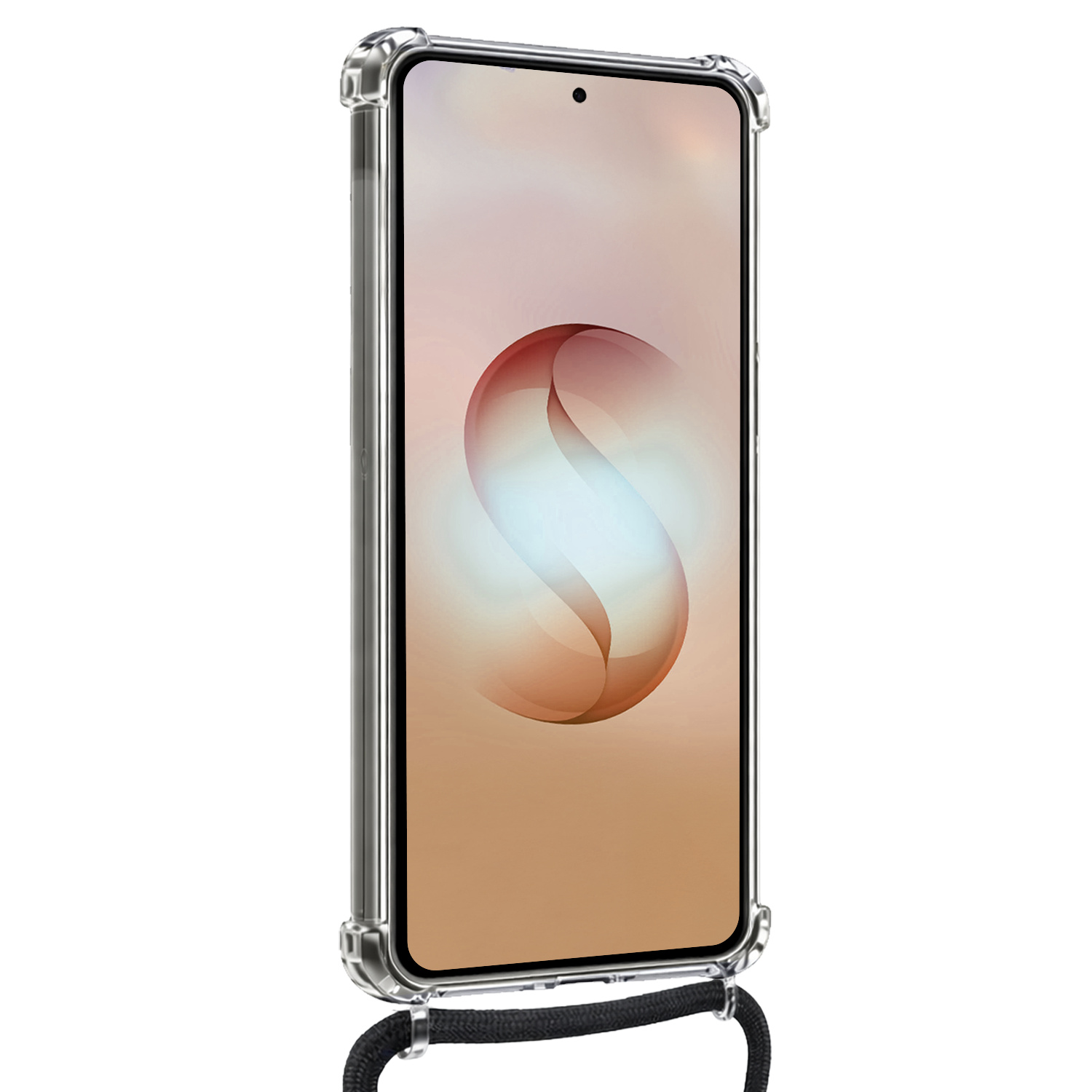 Nomfy Nomfy Samsung Galaxy S26 Ultra Hoesje Pashouder met Koord - 2 PACK