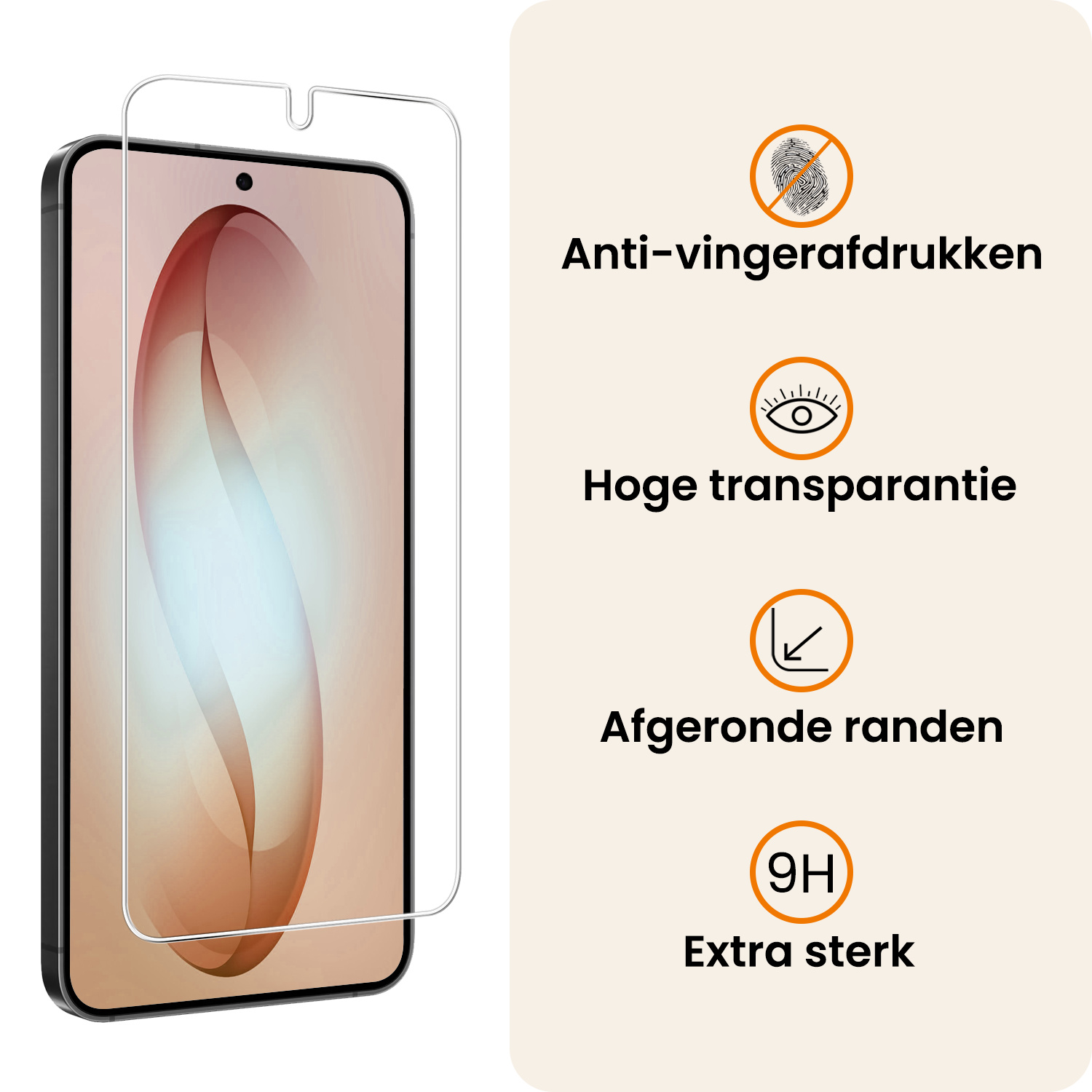 Nomfy Nomfy Samsung Galaxy S26 Ultra Hoesje Pashouder met Koord Met Screenprotector