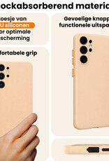 Nomfy Nomfy Samsung Galaxy S26 Ultra Hoesje Siliconen - Zand