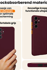 Nomfy Nomfy Samsung Galaxy S26 Ultra Hoesje Siliconen - Aubergine - 2 PACK