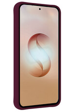 Nomfy Nomfy Samsung Galaxy S26 Ultra Hoesje Siliconen - Aubergine - 2 PACK