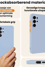 Nomfy Nomfy Samsung Galaxy S26 Ultra Hoesje Siliconen - Lichtblauw - 2 PACK