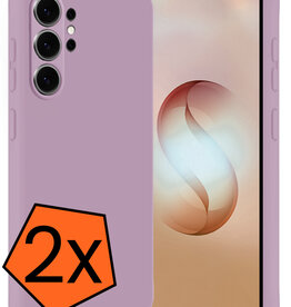 Nomfy Nomfy Samsung Galaxy S26 Ultra Hoesje Siliconen - Lila - 2 PACK