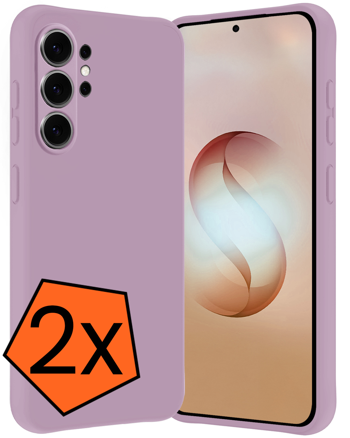 Nomfy Nomfy Samsung Galaxy S26 Ultra Hoesje Siliconen - Lila - 2 PACK