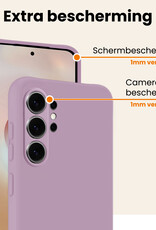 Nomfy Nomfy Samsung Galaxy S26 Ultra Hoesje Siliconen - Lila - 2 PACK