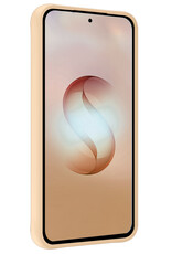 Nomfy Nomfy Samsung Galaxy S26 Ultra Hoesje Siliconen - Zand - 2 PACK