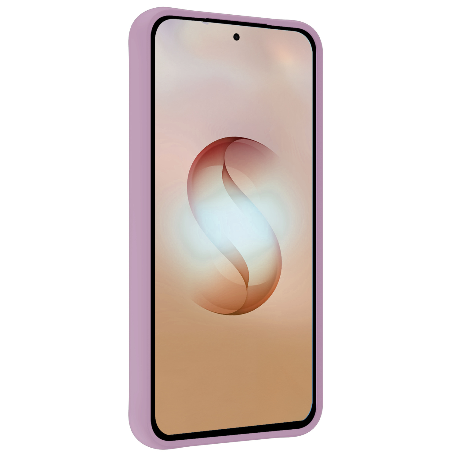 Nomfy Nomfy Samsung Galaxy S26 Ultra Hoesje Siliconen Met 2x Screenprotector - Lila