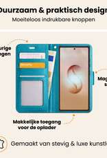 Nomfy Nomfy Samsung Galaxy S26 Ultra Hoesje Bookcase - Turquoise